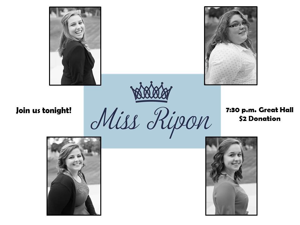 Miss Ripon College Charity Pageant