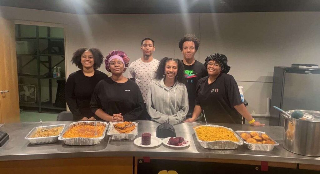The previous Soul Food Sunday Event. From left to right: Tamia Harris, Tamyra Patrick, Jamar Thomas, Kiki Sherman, Eugene Hinton, and Ji'Mya Sullivan-Owens. Photo Courtesy of Jamar Thomas.